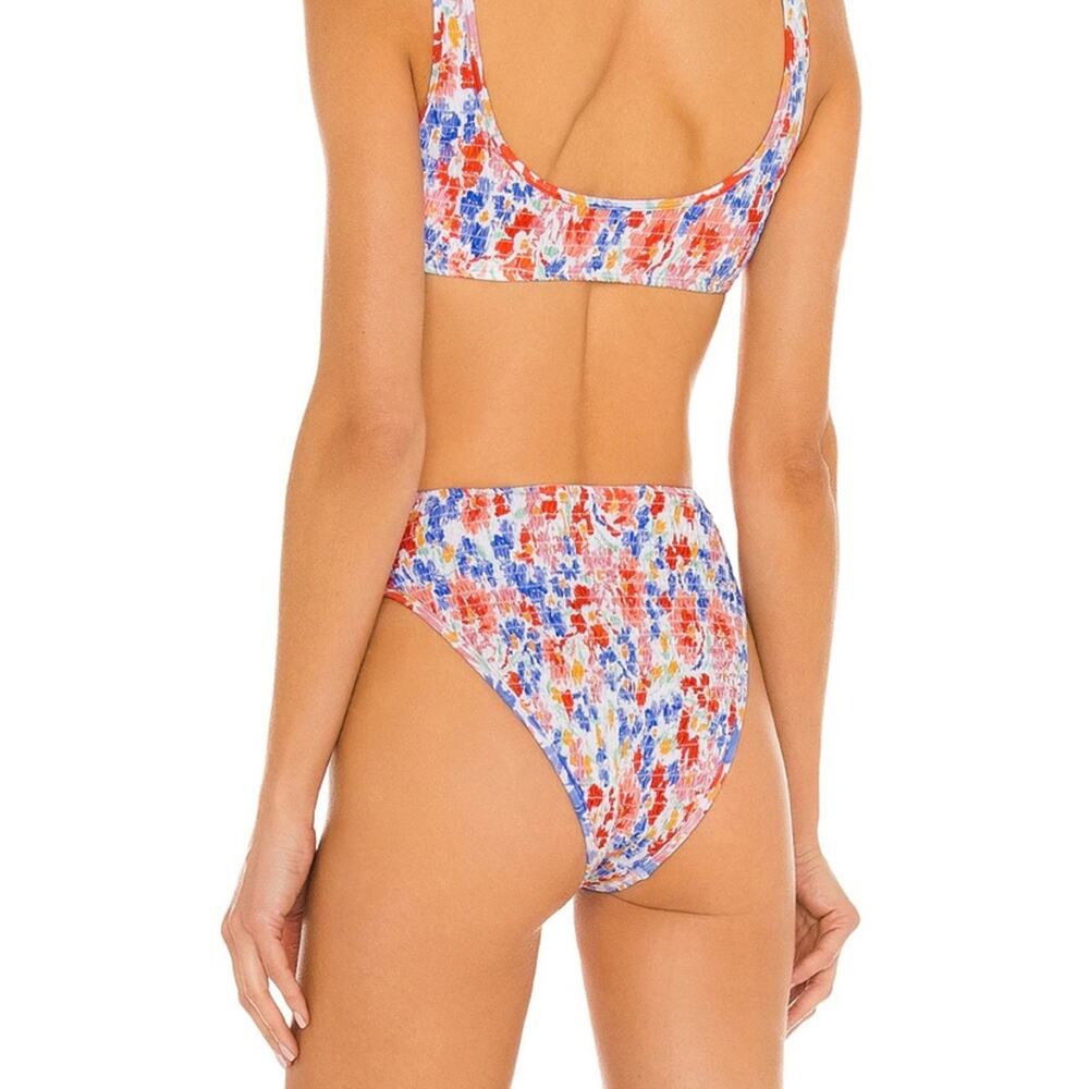 L’space Barlette Bikini Bottom in Flowers Forever Nwot $110 - Picture 3 of 7
